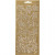 Stickers, sheet 10x23 cm, 1 sheet, gold [HOB-170236]