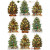 Vintage Die-Cuts, sheet 16.5x23.5 cm, 3 sheets [HOB-19303]