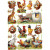 Vintage Die-Cuts, sheet 16.5x23.5 cm, 3 sheets [HOB-19322]