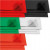 Honeycomb paper, sheet 28x17.8 cm, 40 sheets, asstd. colours [HOB-205199]