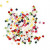 Card Mosaics, size 10x10 mm, 180 g, asstd colours [HOB-21010]