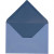 Envelope, size 11.5x16 cm, 100 g, 10 pcs, light blue/dark blue [HOB-217004]