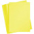 Card, A6 105x148 mm, 180 g, 100 sheets, canary yellow [HOB-21811]