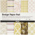 Design Paper Pad, sheet 15.2x15.2 cm, 120 g, 50 sheets, green, rose [HOB-225911]