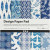 Design Paper Pad, sheet 15.2x15.2 cm, 120 g, 50 sheets, blue [HOB-225915]