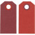 Manila Tags, size 6x3 cm, 250 g, 20 pcs, claret/red [HOB-234003]