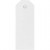 Manila Tags, size 3x8 cm, 220 g, 20 pcs, white [HOB-234011]