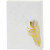 Canvas with Gold Motifs for Watercolor, W: 20.3 cm, H: 25.4 cm, 1 pc, white [HOB-25775]