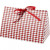 Folding Gift Box, size 15x7x8 cm, 250 g, 3 pcs, white, red [HOB-26299]