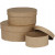 Oval Boxes, L: 11.5+15+18 cm, H: 5+6.5+8 cm, 3 pcs [HOB-263710]
