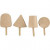 Ice lolly, H: 12.5-15 cm, W: 7-9 cm, 4 pcs [HOB-265120]