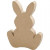 Bunny, H: 18 cm, depth 2.5 cm, 1 pc [HOB-26516]