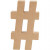 Symbol, H: 20.5 cm, thickness 2.5 cm, 1 pc [HOB-26590]