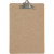 Clipboard, A5 19x27 cm, thickness 3 mm, 1 pc, silver, MDF [HOB-26593]