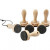 Wooden Stamp, D: 30 mm, H: 70 mm, 14 pcs [HOB-275689]