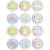 3D Baby Stickers, D: 35 mm, thickness 5 mm, 1 sheet [HOB-27693]