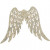 Wings, W: 7.5 cm, H: 6 cm, 30 pcs [HOB-28217]
