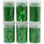 Glitter and Sequin Assortment, 6x5 g, green [HOB-28465]