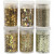 Glitter and Sequin Assortment, 6x5 g, gold [HOB-28469]