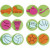 Foam Stamps, D: 7.5 cm, thickness 2.5 cm, 6 pcs [HOB-28555]
