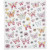 Fancy Stickers, sheet 15x16.5 cm, 1 sheet [HOB-288130]