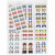 Index Stickers, sheet 7.5x15 cm, 10 packs [HOB-28933]
