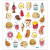Stickers, sheet 15x16.5 cm, 27 pc, 1 sheet [HOB-29079]