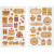 Stickers, sheet 10x16 cm, 4 sheets [HOB-29103]