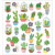 Stickers, sheet 15x16.5 cm, approx. 27 pc, 1 sheet [HOB-29139]
