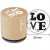 Wooden Stamp, D: 30 mm, H: 35 mm, 1 pc [HOB-32365]