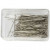 Straight Pins, L: 34 mm, thickness 0.6 mm, 25 g, silver [HOB-41125]