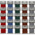 Polyester Cord, thickness 2 mm, 5x5 packs, asstd. colours [HOB-41758]