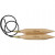 Circular Knitting Needle, size 30, L: 150 cm, 1 pc, birch [HOB-42197]