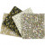 Patchwork Fabric, size 45x55 cm, 100 g/m2, 4 pcs, green [HOB-44179]
