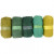 Carded Wool, 5x100 g, green harmony [HOB-45122]