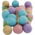 Felt balls, D: 20 mm, 64 pcs, pastel harmony [HOB-45135]