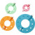 Pom-Pom Makers, D: 3.5+5.5+7+9 cm, 4 pcs [HOB-46135]