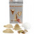 Faux Leather Christmas Ornaments, thickness 0.55 mm, 1 set, gold [HOB-498826]
