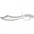 Sword, size 40.5x11 cm, thickness 1.8 cm, 10 pcs, grey, white [HOB-49885]