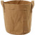 Faux Leather Storage Bag, D: 19.5 cm, H: 20, 1 pc, light brown [HOB-49889]