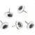 Googly Eyes, D: 10 mm, 25 pcs [HOB-50103]