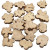 Wood Mix, size 15-40 mm, thickness 5 mm, 230 g [HOB-502170]