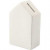 Money Box, size 9x15 cm, thickness 5.3 cm, 6 pcs, white [HOB-50546]