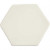 Art tile, D: 13 cm, thickness 0.7 cm, 1 pc, white [HOB-50574]