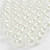 Plastic Beads, size 10 mm, hole size 1.2 mm, 54 g, mother-of-pearl [HOB-51082]