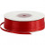 Satin Ribbon, W: 3 mm, 100 m, red [HOB-51370]