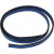 Faux Leather Belt, W: 10 mm, thickness 3 mm, 1 m, blue [HOB-51487]