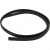 Faux Leather Belt, W: 10 mm, thickness 3 mm, 1 m, black [HOB-51493]
