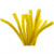 Pipe Cleaners, thickness 15 mm, L: 30 cm, 15 pcs, yellow [HOB-51626]