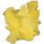 Feathers, size 7-8 cm, 500 g, yellow [HOB-51664]